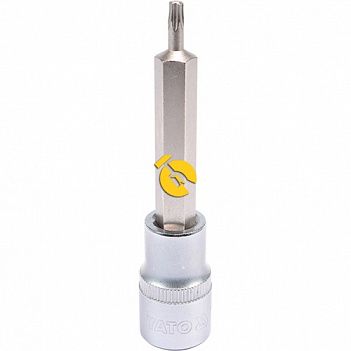 Головка торцевая с битой Torx удлиненная Yato 1/2" T20 (YT-04320)