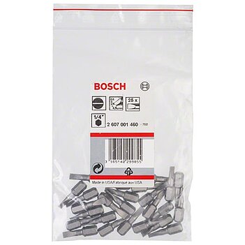 Бита Slotted Bosch Extra Hard 1/4" SL4,5 25 шт. (2607001460)