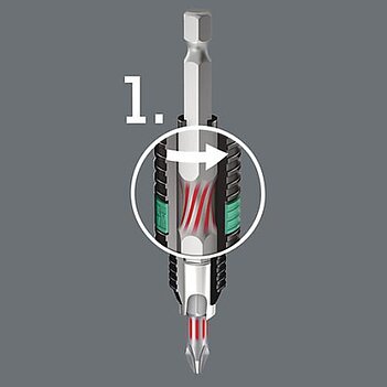 Бита Phillips WERA 851/4 BTZ PH2 1 шт. (05059552001)