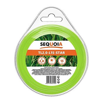 Косильная леска "Звезда" SEQUOIA  2,0 мм / 15 м (TL2.0-L15-Star)