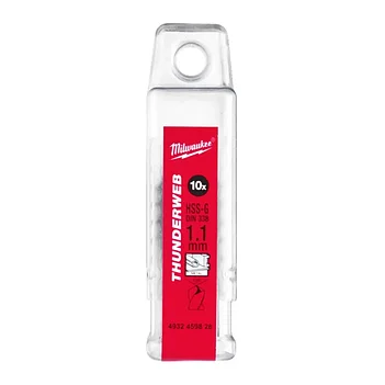 Сверло по металлу Milwaukee Thunderweb HSS-G 1,1х36 мм 10 шт. (4932459826)