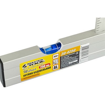 Угольник строительный MASTERTOOL 250мм (30-4250)