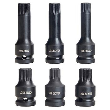 Набор бит ударных Alloid Cr-Mo 1/2" 6 ед. (NUB-2505)