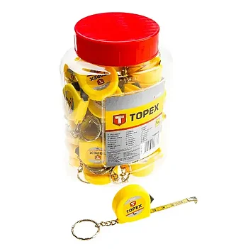 Рулетка-брелок TOPEX 1 м (27C001)