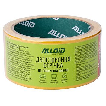Скотч двосторонній Alloid Pro 48мм х 10м 1 шт (DT-234810)