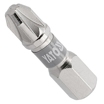 Бита Pozidriv Yato 1/4" PZ3 2 шт. (YT-78005)