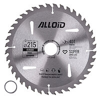 Диск пиляльний по дереву Alloid 215х30,0/25,40 мм (WS-21540)