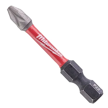 Бита ударная Pozidriv Milwaukee Shockwave Impact Duty 1/4" PZ2 1 шт. (4932430865)