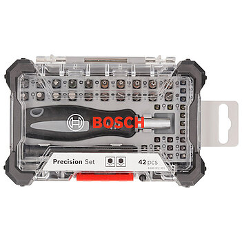 Отвертка с набором бит Bosch Precision Screwdriver Bit Set 42 шт. (2607002835)