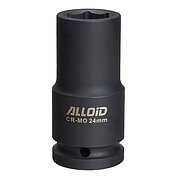Головка торцевая 6-гранная ударная удлиненная Alloid Cr-Mo 3/4" 24 мм (GUG-71124)