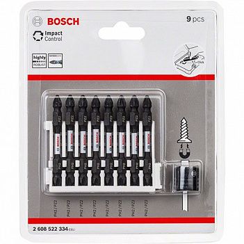 Набор бит Bosch Impact Control 1/4" 9ед. (2608522334)