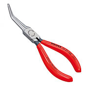 Довгогубці вигнуті прецизійні з подовженими губками KNIPEX Cr-V 160 мм (31 21 160)