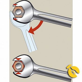 Ключ комбинированный Stanley 25мм (4-87-085)