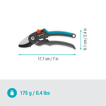 Секатор Gardena PremiumCut dry wood с наковальней (12240-20.000.00)