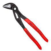 Клещи переставные KNIPEX Cobra ES Cr-V 250 мм с кнопочным фиксатором (87 51 250)