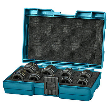 Гайковерт ударный аккумуляторный Makita + набор головок ударных 9 шт. (SET-DTW301Z-1125) - без аккумулятора и зарядного устройства