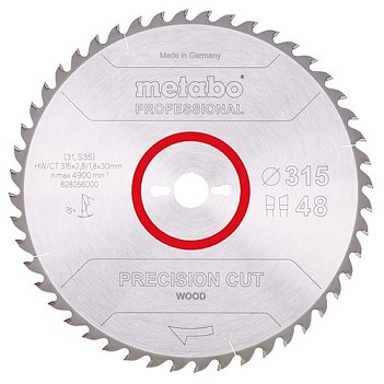 Диск пиляльний по дереву Metabo 315x30x1,8 мм (628056000) Диск пиляльний по дереву Metabo 315x30x1,8 мм (628056000)