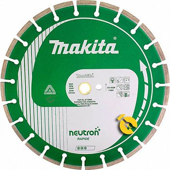 Диск алмазный сегментированный Makita Neutron Rapide 230x22,23 мм (B-12968)