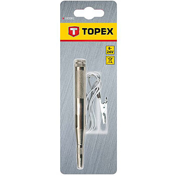 Індикатор напруги автомобільний TOPEX 6-24 В (39D081)
