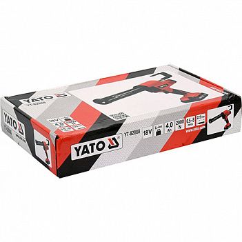 Пістолет для герметиків акумуляторний Yato (YT-82888)