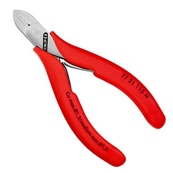 Бокорезы KNIPEX для электроники 115 мм (77 21 115 N)