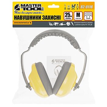 Навушники захисні MASTERTOOL 25 дБ (82-0118)