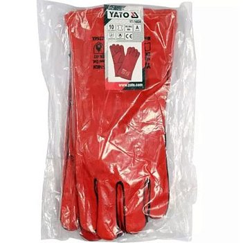 Перчатки-краги сварщика Yato размер XL / р.10 (YT-74824)