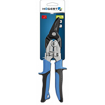 Ножницы по металлу левые Hoegert 250мм (HT3B501)