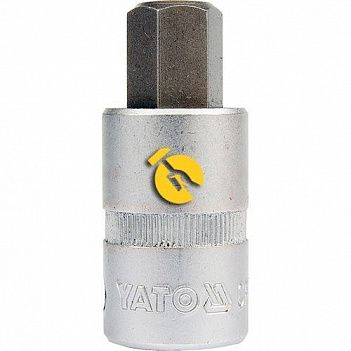 Головка торцевая с битой Hex Yato 1/2" 7 мм (YT-7726)