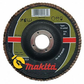 Круг пелюстковий шліфувальний Makita 115хР40 (P-65296)