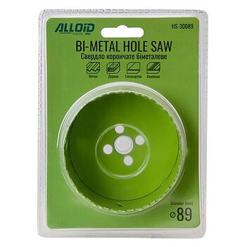 Коронка универсальная Alloid Bi-Metal 89 мм (HS-30089)