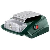 Аккумуляторный адаптер питания Metabo PA 14,4/18,0 В LED-USB (600288000) - без аккумуляторного блока, без зарядного устройства