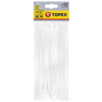 Хомут нейлоновий TOPEX 2,5 х 200 мм 100 шт. (44E971)