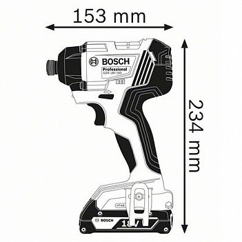 Гайковерт ударный аккумуляторный Bosch GDR 180-LI (06019G5120)