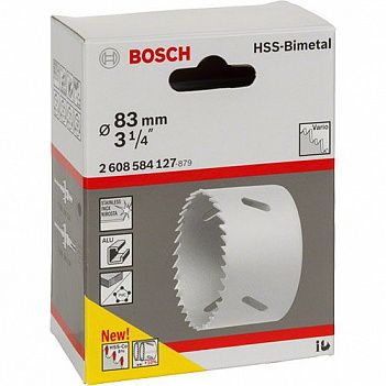 Коронка по металлу и дереву Bosch HSS-Bimetal 83мм (2608584127)