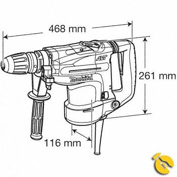 Перфоратор Makita (HR4011C)