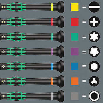 Отвертка шестигранная Hex Plus WERA 2054 1/8" х 60 мм прецизионная для электроники (05118075001)