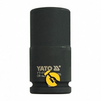 Головка торцевая 6-гранная ударная удлиненная Yato 3/4" 19 мм (YT-1119)