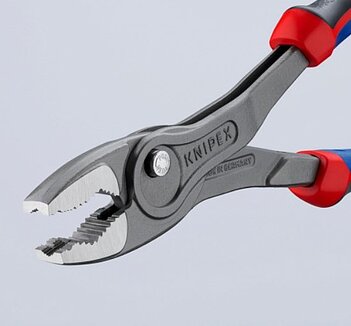 Плоскогубці KNIPEX TwinGrip Cr-V 257 мм (82 02 250)