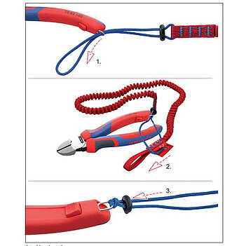 Строп страхувальний KNIPEX 1,5 кг (00 50 01 T BK)