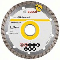 Диск алмазний турбо Bosch ECO Universal Turbo 125х22,23 мм (2608615037)