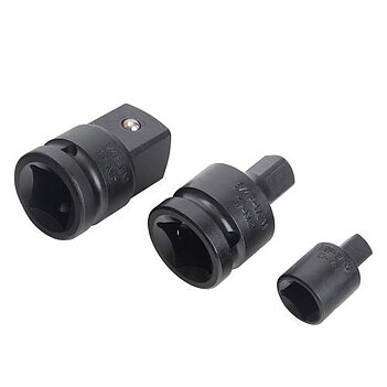 Набор переходников ударных Alloid Cr-Mo 3/8", 1/2", 1" 3 ед. (NPU-3438)
