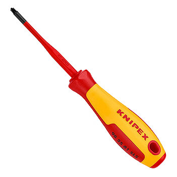 Отвертка крестовая/шлицевая диэлектрическая KNIPEX PlusMinus PZ1/SL4,5 х 80мм 1000V VDE (98 25 01 SLS)