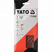 Шлифовальная бумага Yato 93х187мм Р40 5шт (YT-83800)