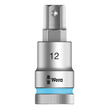 Головка торцевая с битой Hex WERA Zyklop 8740 C HF Cr-V 1/2" 12 мм с фиксирующей функцией (05003826001)