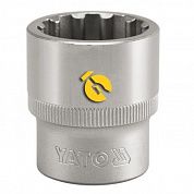 Головка торцевая Spline Yato 1/2" 18 мм (YT-1470)