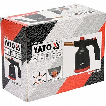 Лампа паяльна газова з п'єзопідпалом Yato (YT-36720)