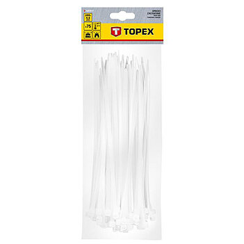 Хомут нейлоновий TOPEX 4,8 x 200 мм 75 шт. (44E977)