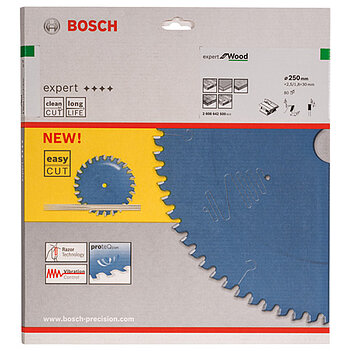 Диск пильный по дереву Bosch Expert for Wood 250x30х1,8мм (2608642500)