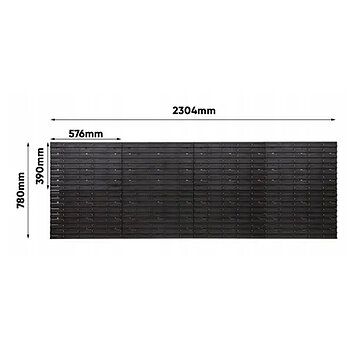 Панель для інструментів Kistenberg 230х78см +111 контейнерів Варіант №22 (1388800495)